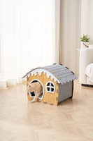 Nouveau produit en promotion : Nid pour chat en MDF/feutre écologique, jouet d'exercice et griffoir pour animaux de compagnie, pour intérieur et extérieur, personnalisable, toutes saisons
