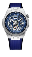 Reloj Mecánico Femenino Ultra Transparente, Reloj Mecánico Automático para Hombre, Luminoso e Impermeable