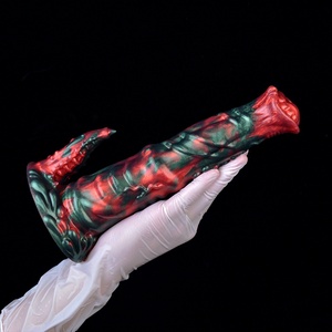 NNSX Horse Knot Liquid Silicone Animal Anal Sex <b>Toy</b> with Suction Cup Dildo G-spot Massager <b>for</b> <b>Men</b> Women - Product Image 5