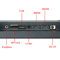 Écran LCD étiré Portworld de 37 pouces avec port -I pour utilisation en magasin/supermarché