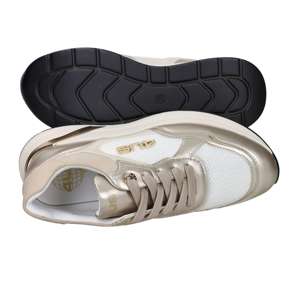Sneakers pour femmes 4Us Paciotti 4BX173 Blanc Or Chaussures Chunky - Product Image 5