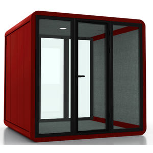 Cabina <span class=keywords><strong>de</strong></span> teléfono para reuniones <span class=keywords><strong>de</strong></span> doble vidrio, cabina <span class=keywords><strong>de</strong></span> trabajo <span class=keywords><strong>de</strong></span> estudio insonorizada acústica, cabina <span class=keywords><strong>de</strong></span> grabación, cabina <span class=keywords><strong>de</strong></span> trabajo silenciosa moderna a prueba <span class=keywords><strong>de</strong></span> sonido - Product Image 4