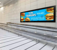 HONGNUO Reproductor Multimedia Publicitario para Interiores de Supermercados, Pantalla LCD Extensible Ultra Ancha para Estantes, Personalizable en Tamaño/Color/RAM