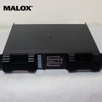 Amplificateur de puissance professionnel MALOX FP-1000Q 4 canaux classe H en métal 4x1350W 8/4 Ohm avec protection contre les surcharges XLR, amplificateur audio haute puissance