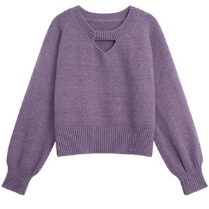 Maglione da Donna Personalizzato con LOGO OEM, Manica Lunga, Jacquard, Pullover Lavorato a <span class=keywords><strong>Maglia</strong></span>, Abbigliamento Invernale - Product Image 6