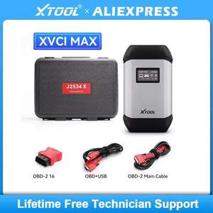 XTOOL XVCI MAX Scanner de diagnostic multi-systèmes, programmation ECU J2534, contrôle bidirectionnel IMMO, CAN FD DOIP - Product Image 1