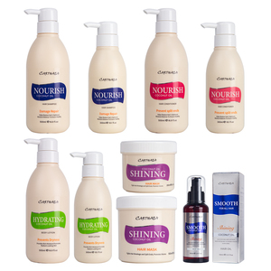 Champú y acondicionador reparador del cabello con colágeno de aguacate y queratina natural de primera calidad en stock - Product Image 2