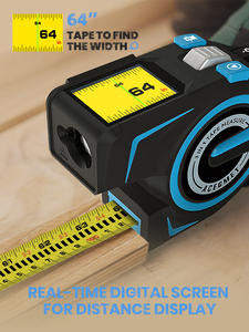 ACEGMET par MiLESEEY Ruban à mesurer numérique 3 en 1 Télémètre laser avec fermeture automatique Lecture numérique instantanée métrique - Product Image 3