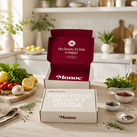 Coffret Cadeau de Luxe Personnalisé en Carton Ondulé avec Revêtement UV, Lamination Mate et Gaufrage, Écologique et Biodégradable
