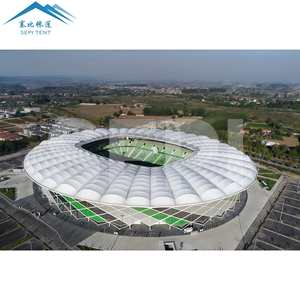 Nhà Máy Tùy Chỉnh Cấu Trúc Thép Pvdf Bìa Ngoài Trời Mọi Thời Tiết Sân Vận Động Grandstand Bleacher Cấu Trúc Màng Lều - Product Image 5