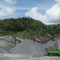 Prix de l'usine de concasseur stationnaire en pierre de marbre granit 200TPH