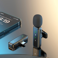 Microphone de revers sans fil portable J81 micro d'enregistrement à suppression de bruit intelligent pour la prise de vue vidéo en classe en ligne