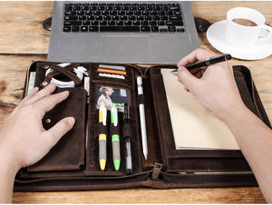 Funda de Cuero con Cierre y Múltiples Bolsillos para <span class=keywords><strong>Samsung</strong></span> <span class=keywords><strong>Galaxy</strong></span> Tab, Funda para Tablet iPad <span class=keywords><strong>Pro</strong></span> - Product Image 2