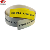 Tubo Termocontraíble Imprimible por Láser, Relación 3:1, Amarillo/Blanco, para Máquina de Marcado Láser, Identificación de Cables