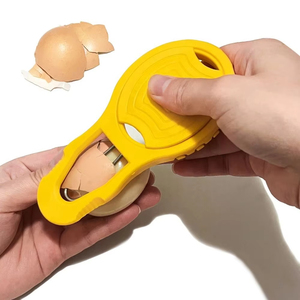 Thực tế nhựa vỏ trứng <span class=keywords><strong>Peeler</strong></span> Vàng topping trứng <span class=keywords><strong>Slicer</strong></span> lột vỏ nứt luộc vỏ trứng đục nhà bếp - Product Image 4