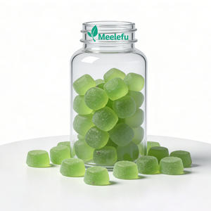 Gummies de spiruline et de chlorelle en marque propre, vitamines super vertes, compléments alimentaires verts quotidiens avec chlorophylle, énergie naturelle - Product Image 2