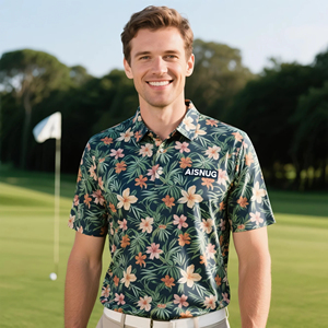 Wholesale Sublimated Performance Comfortable Women's Golf Polo Custom Print Men's Golf Club Set for Men Polo