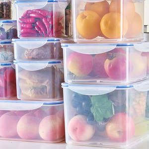 Recipientes de Almacenamiento de Alimentos de PP de Alta Calidad de 410 ml a 10.2 L con Tapa Hermética, Caja para Clasificar y Conservar Alimentos Frescos para Refrigerador de <span class=keywords><strong>Cocina</strong></span> - Product Image 4