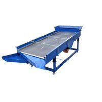Machine de tri vibratoire linéaire pour grains d'avoine et grains de café avec moteur, haute productivité, 220V 0.4kW, capacité 250-500kg/h