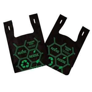 Sac de transport en non-tissé écologique en gros avec motif personnalisé, sac de courses promotionnel réutilisable pour supermarché OEM ODM - Product Image 2