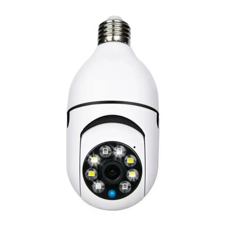 360 caméra cctv Wifi 2MP E27 système de sécurité intelligent caméra PTZ caméra vidéo sans fil bébé moniteur ampoule caméra lumineuse