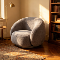 Fauteuils modernes et simples, style nordique, luxe léger, pour hôtel, zone de repos, réception, salon, balcon, chaise de loisirs intérieure