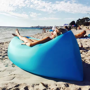 BR 200cm Étanche Paresseux Air Canapé Durable 210T Ripstop Polyester Top Vente Gonflable Sac <span class=keywords><strong>Hamac</strong></span> pour Plage Parc Camping - Product Image 2
