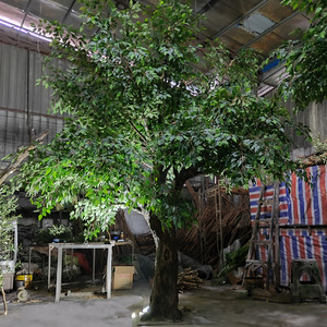 Personnalisé 100% fait à la main 2m 3m 4m 5m 6m grand arbre vert artificiel d'intérieur grand <span class=keywords><strong>Tre</strong></span> artificiel en fibre de verre - Product Image 1
