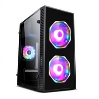 Casing PC Mid Tower Hitam TDWJTJX200 untuk Komputer Gaming