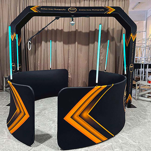 New Design Hot Sale Automatic Wholesale <b>Led</b> <b>Tube</b> Lights 360 Photo Booth Photo Booth 360 Prix For Wedding Party - Product Image 1