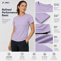 T-shirts unisexes de qualité industrielle JNEI, faciles à laver, séchage rapide, en polyester, pour le personnel des événements et les activités sportives