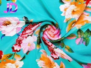 Tùy Chỉnh Kỹ Thuật Số In 100% Polyester Voan Vải Cho Phụ Nữ Cô Gái 'Quần Áo Đám Cưới Sử Dụng-Sinh Thái Thân Thiện Với Trọng Lượng Nhẹ Không Có Moq - Product Image 4