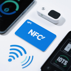 Fabrik preis Benutzer definiert gedruckt leer schwarz Smart Nfc Chip PVC-Papier Digitale Visitenkarte Nfc Visitenkarten - Product Image 5