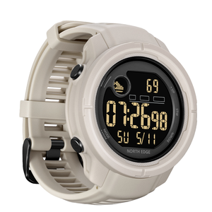 NORTH EDGE NEW MARS 5 นาฬิกาดิจิตอลสำหรับผู้ชาย ตัวติดตามฟิตเนส ตัวติดตามการนอนหลับ หน้าจอสัมผัส กันน้ำ 50 เมตร นาฬิกากีฬากลางแจ้ง - Product Image 1