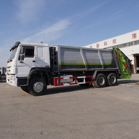 Nouveau camion compacteur de déchets chinois à 10 roues, chargeur de déchets municipaux, 17 m3, 21 tonnes, Sinotruk Howo 6*4, camion à ordures