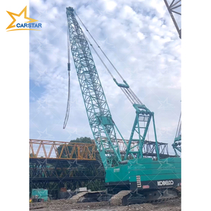 Grue sur chenilles d'occasion de 50 tonnes avec moteur, boîte de vitesses et pompe pour levage de charges de construction à vendre - Product Image 2
