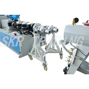 Two Die Head Cavity PVC Tube Extrusion Production Line / Double PVC Conduit Pipes Making Pvc Pipe Making Machine Extrusion Line