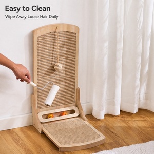 <span class=keywords><strong>Griffoir</strong></span> pour <span class=keywords><strong>chat</strong></span> en sisal en forme de L OEM/ODM avec lit intégré, placage de bois personnalisé et marquage pour les marques mondiales d'articles pour animaux de compagnie. - Product Image 5