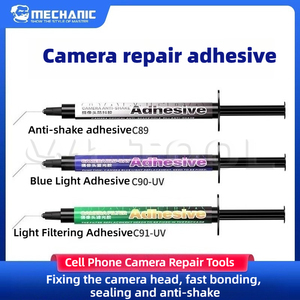 <span class=keywords><strong>Kit</strong></span> de colle anti-vibration pour appareil photo MECHANIC C89/C90-UV/C91-UV pour réparation d'iPhone, adhésif UV à durcissement rapide, outil de réparation de lentilles CMOS - Product Image 2