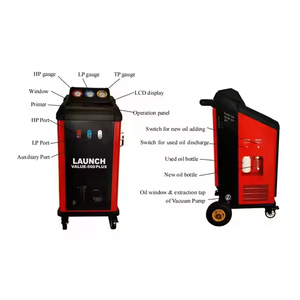 Máquina de Reciclaje de Refrigerante para Estación de Servicio de Aire Acondicionado, Modelo 12V VALUE-500PLUS, 12 Meses de Garantía para RF - Product Image 2