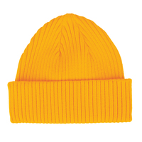 Gorro de Invierno para Niños, 100% Algodón Orgánico Certificado GOTS, Tejido de Punto Acanalado, con Puño y Logotipo Personalizado, para Niñas y Niños