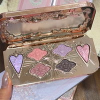 Palette de fards à paupières Flower Knows Knight Unicorn six couleurs, peut servir de fard à joues, fini satiné soyeux, 01 Daydream, toutes les couleurs sont disponibles