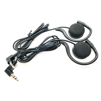 3.5mm simple côté écouteur écouteur une oreille casque pour système de Guide touristique sans fil récepteur ordinateur portable MP3/4 tablette PC
