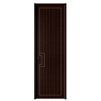 VENTE FLASH Usine de personnalisation Porte intérieure à 2 panneaux pour maisons Couleur blanche Intérieur de bureau Porte moderne en bois massif pour la maison