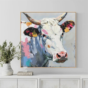 <b>Large</b> Abstract Hype Realistic Animal wall art Commercial Architectural Decoration Handmade <b>Framed</b> Artwork Hotel Interior Design - Product Image 5