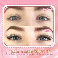 Cils artificiels en coton faits à la main, effet œil de chat, aspect naturel, épaisseur 0,07 mm, 8 paires, PBT ISABELLA GA04