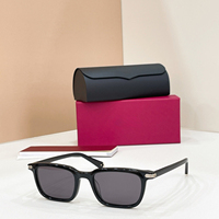 Lunettes de soleil carrées oversize en acétate, design classique et tendance 2026, pour hommes et femmes, ton neutre, mode et affaires, Gafas De Sol