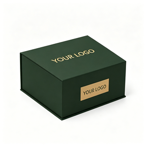 Matte Finish Embossed Logo Collapsible Rigid <b>Box</b> Magnetic <b>Foldable</b> <b>Box</b> for Luxury Skincare Beauty Products Packaging - Product Image 4