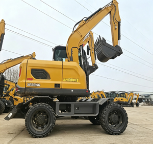 Excavadora XE85WG PRO de Alto Rendimiento en Oferta, Máquina de Movimiento de Tierras con Ruedas, Potente y Confiable - Product Image 1