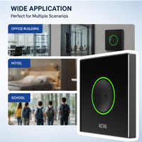 Lector de Cerraduras para Puertas de Hotel y Club WCMI, 13.56MHz, Tarjeta M1 + Escáner de Código QR Móvil, Cuerpo Metálico